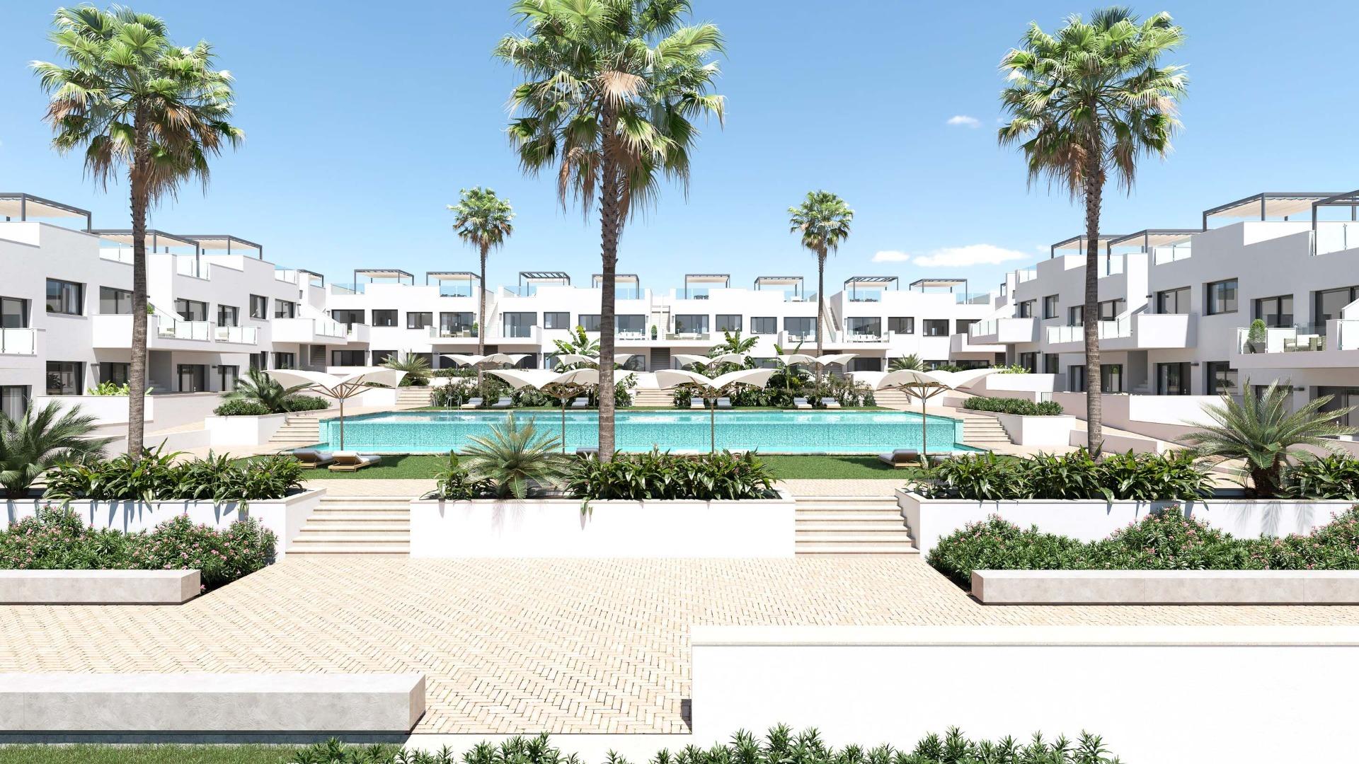 New build residential of bungalow apartments in los balcones