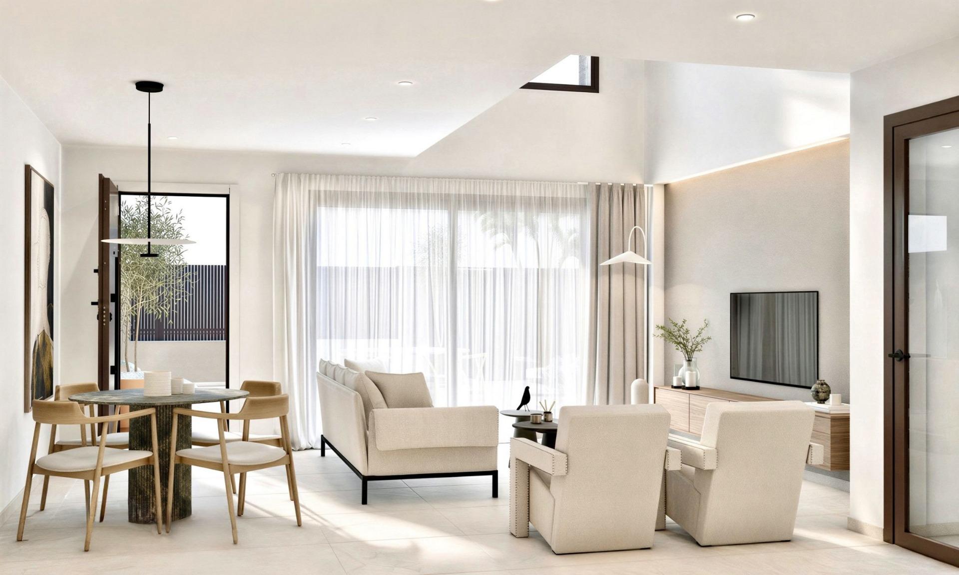 Exclusive new build villas with private pool near the beach in los alcazares
