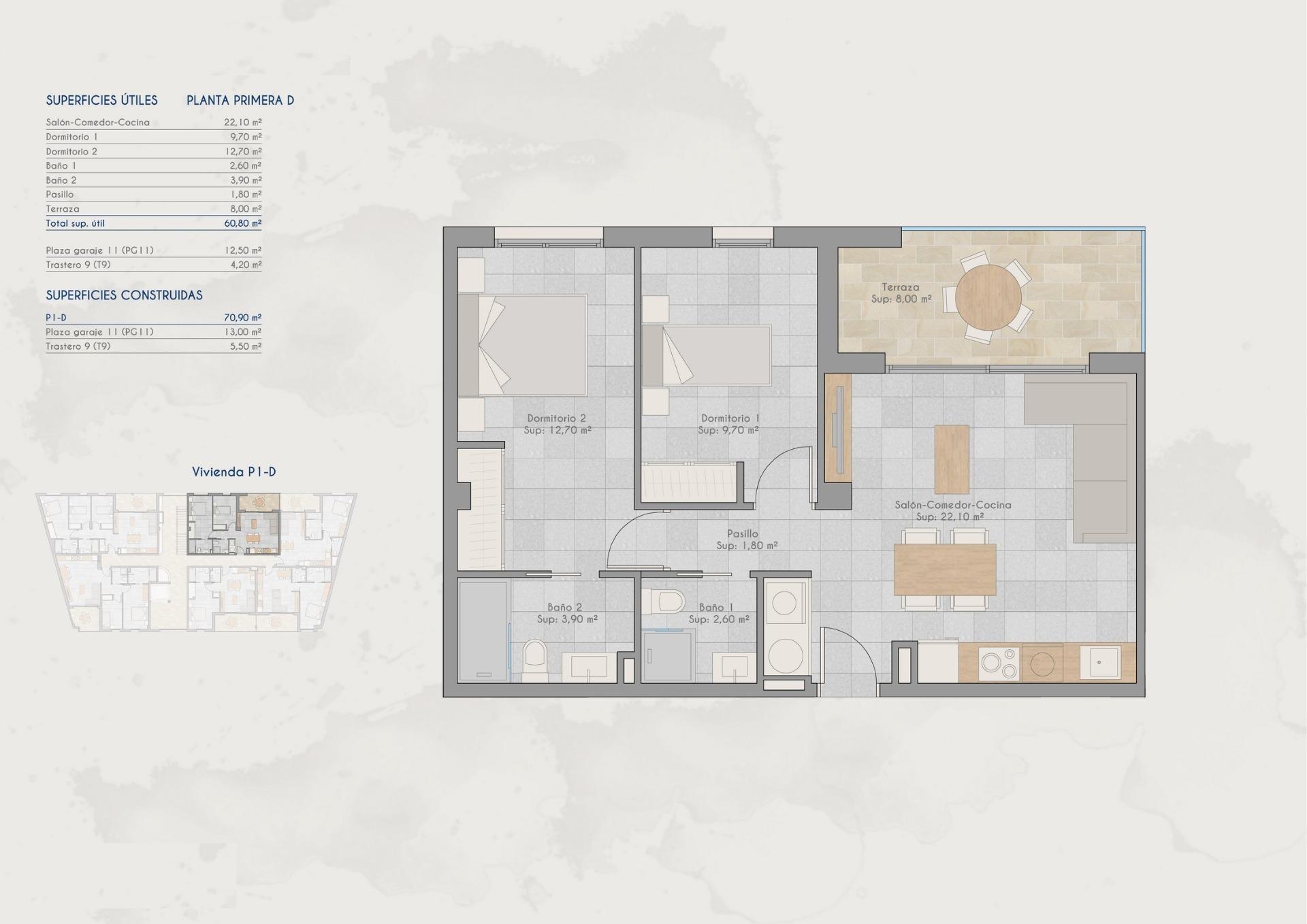 New build apartments for sale in lo pagan (san pedro del pinatar) near the beach
