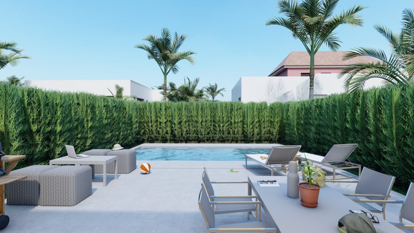 New build villas in los urrutias, murcia