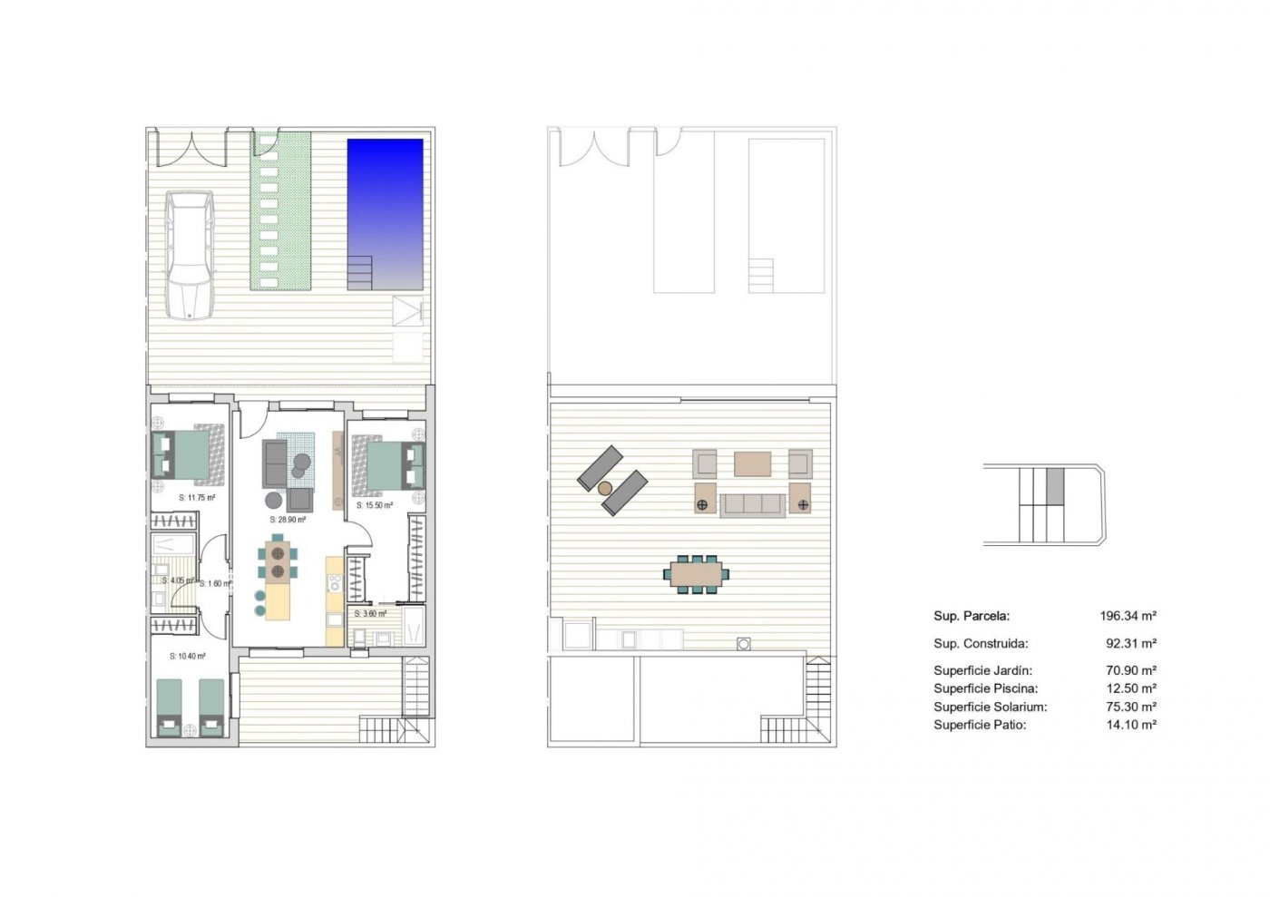 New build townhouses in san javier