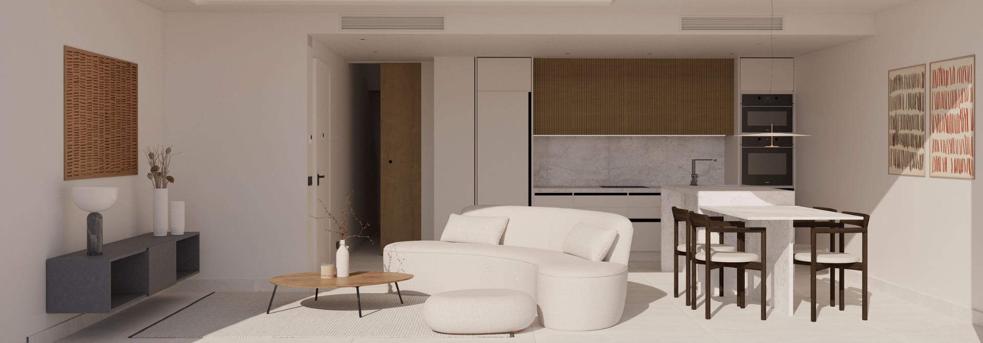 New build bungalows with sea views in la mata, torrevieja