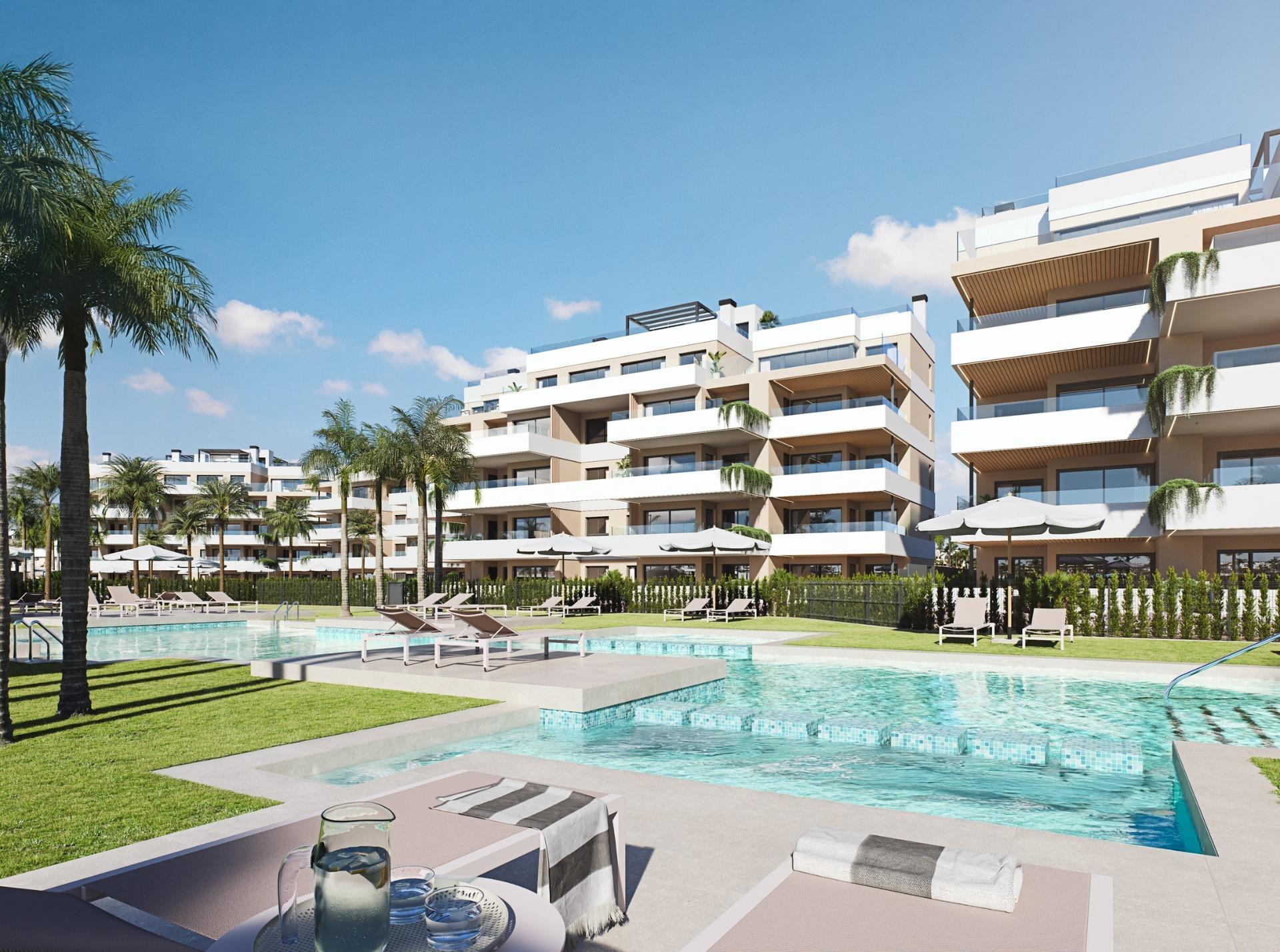 Luxury new build apartments for sale in santa rosalia lake and life resort murcia