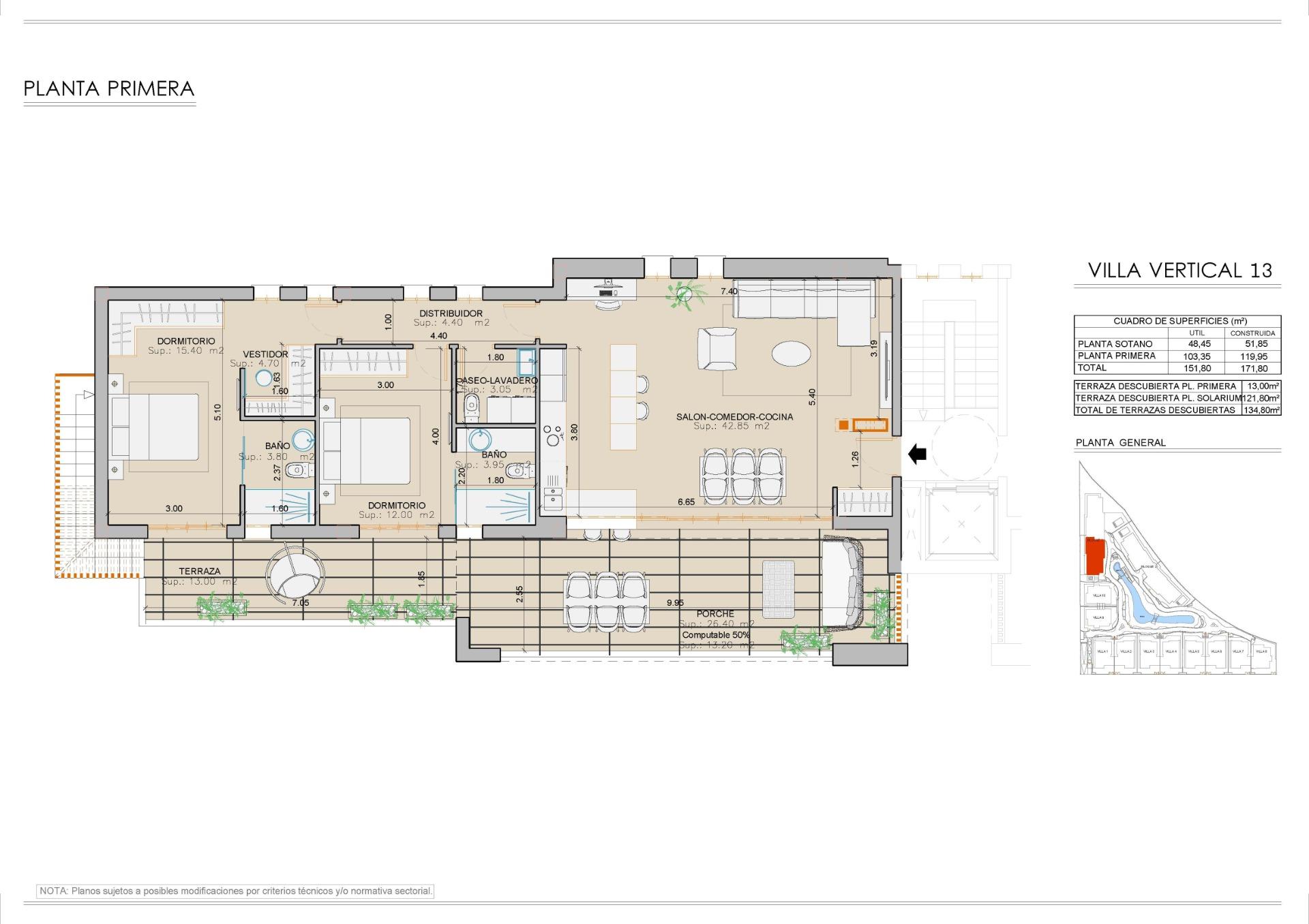New build villas and bungalows just 250 meters from the beach in mar de pulpí
