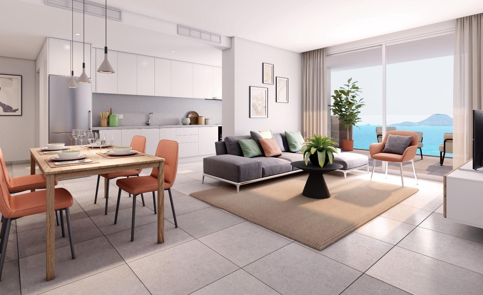 New build residential complex in la manga