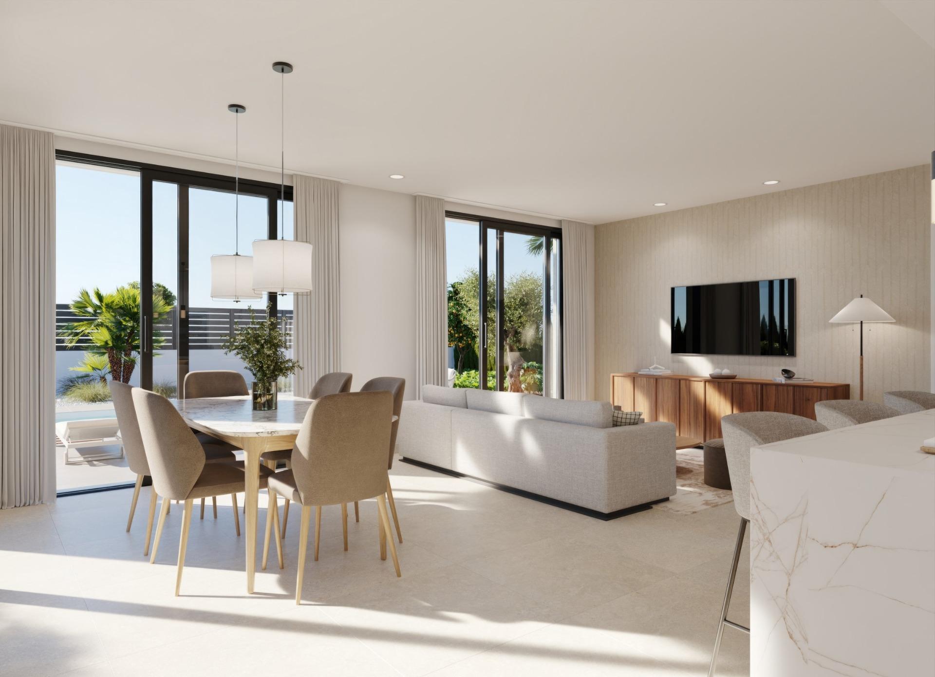 New build villas in hacienda del Álamo golf resort, murcia
