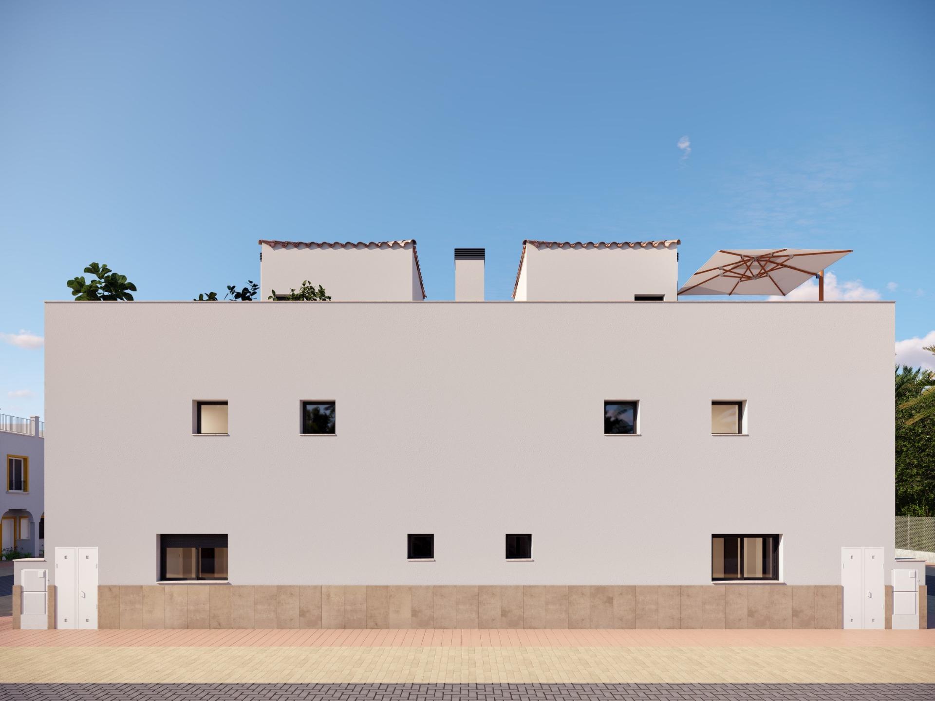 Modern townhouses near golf courses in santa rosalia-murcia