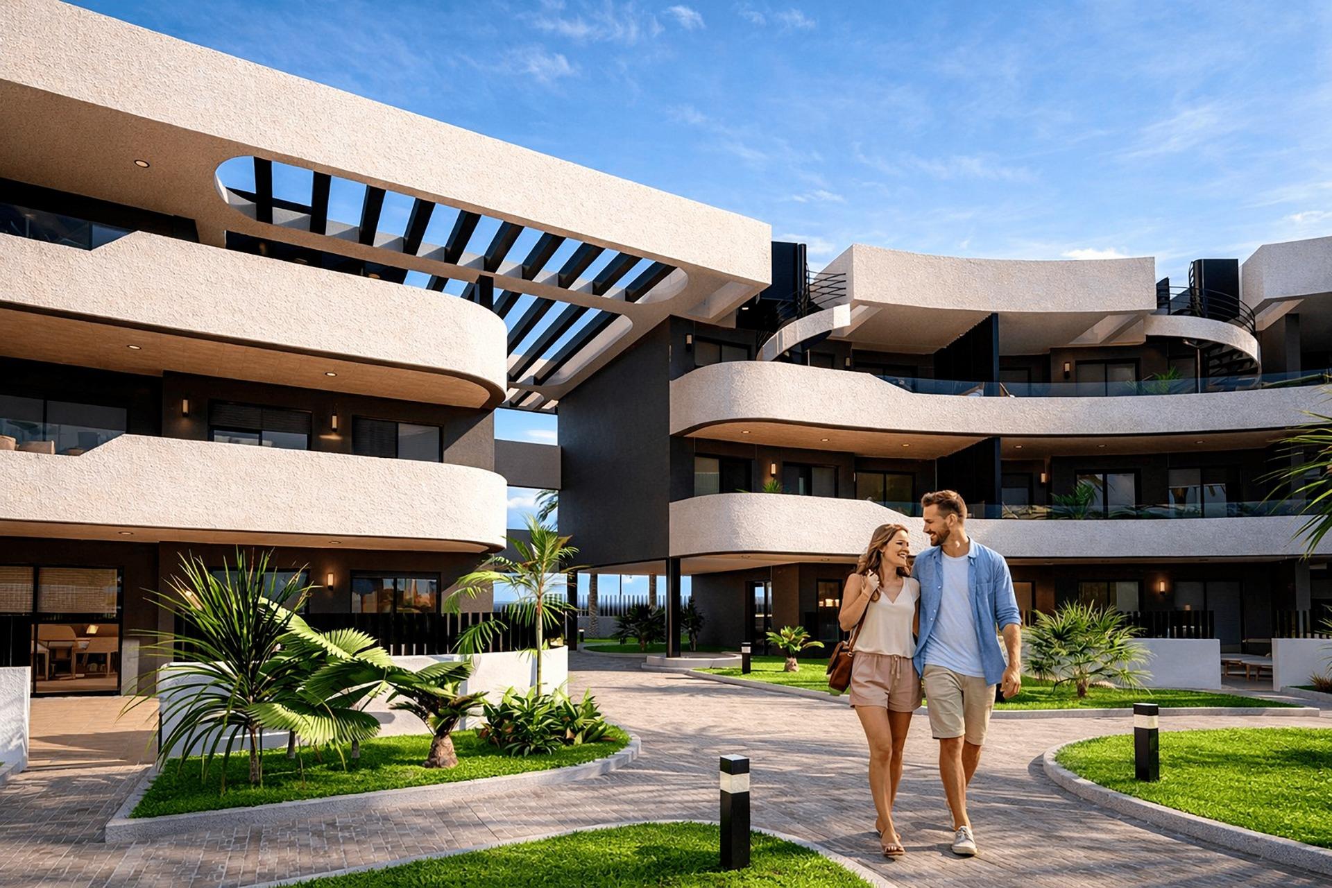 Luxury golf front apartments near the sea in los alcazares costa calida