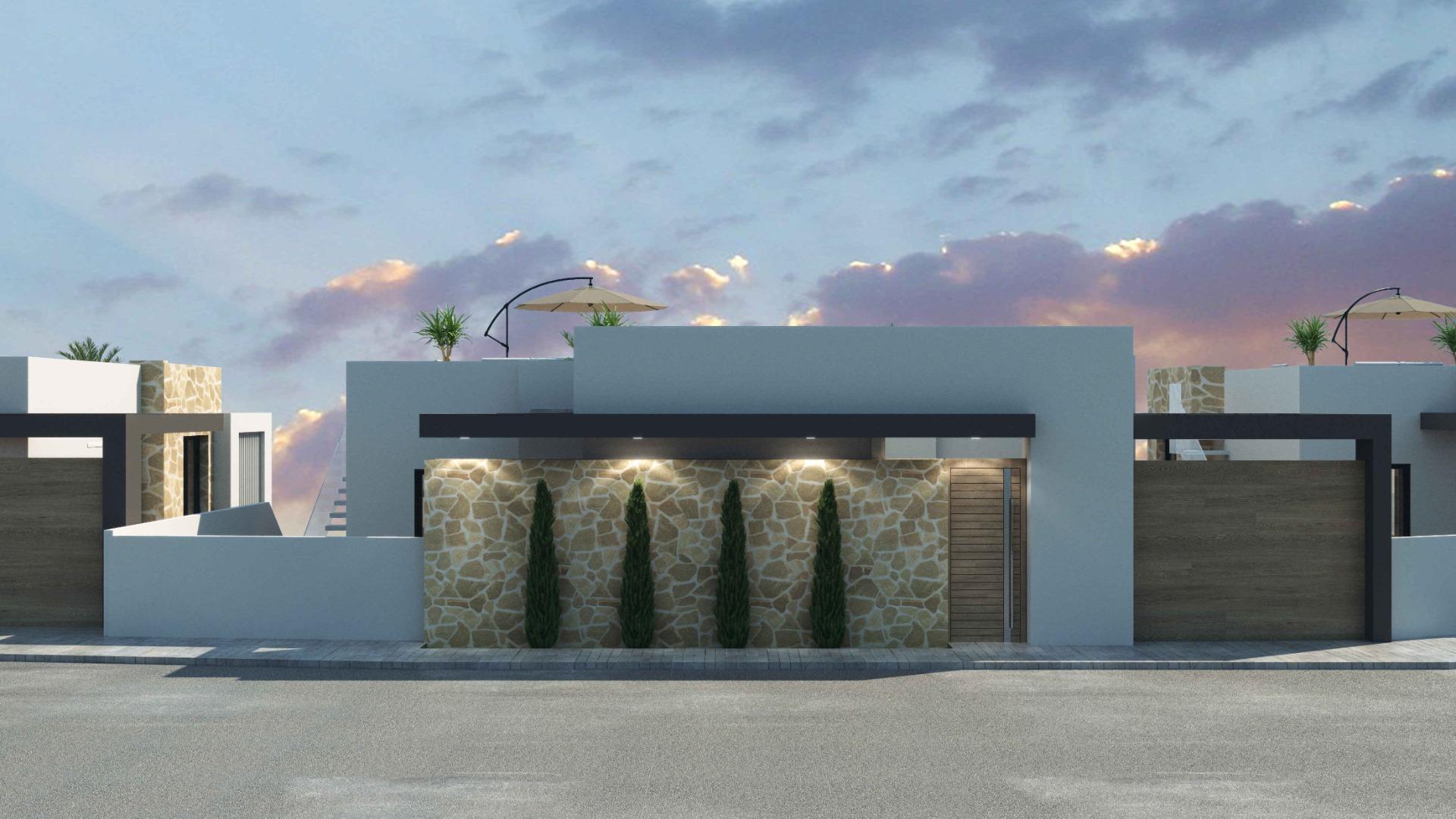 New build villas with golf views in ciudad quesada
