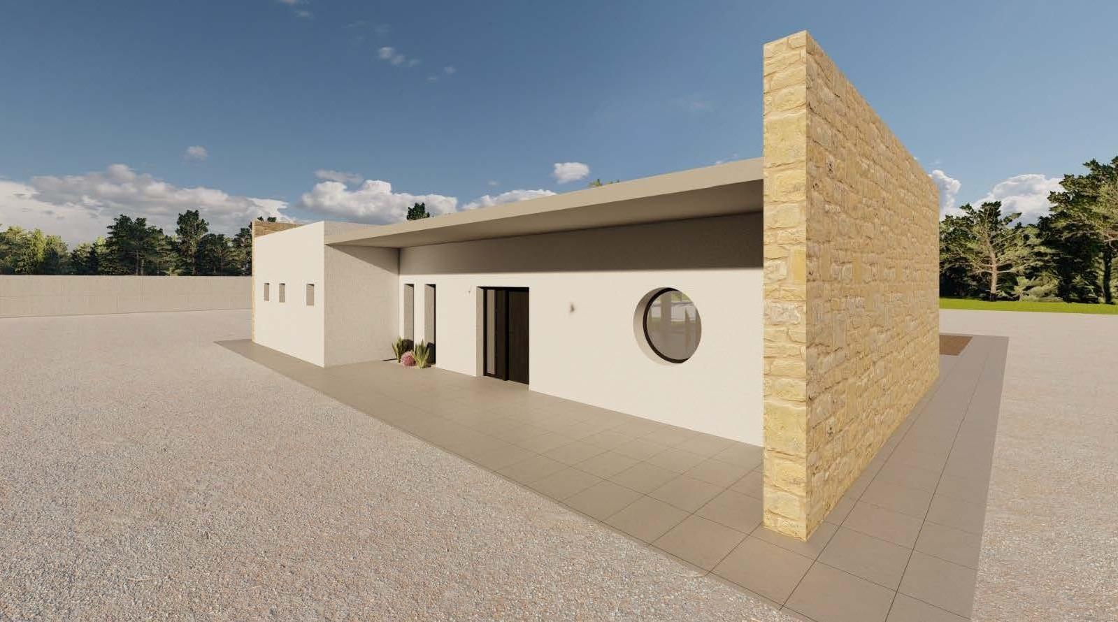 Modern newly built villa on a large rural plot near pinoso