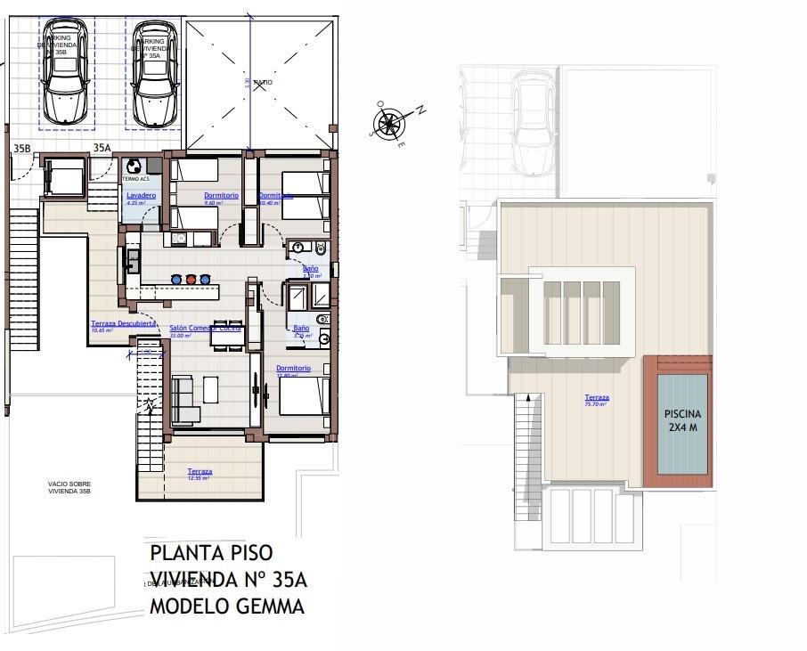 New build bungalows in san miguel de salinas