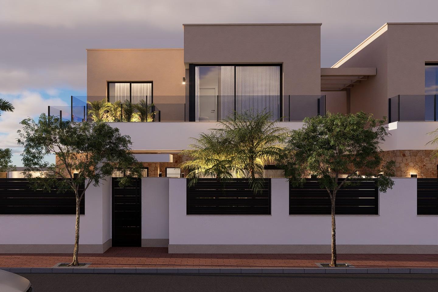 New build luxury villas for sale in san pedro del pinatar near the mar menor