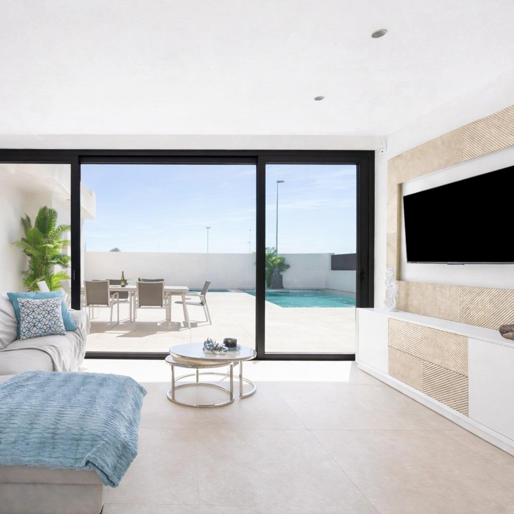New build villas with private pool near la serena golf in los alcazares