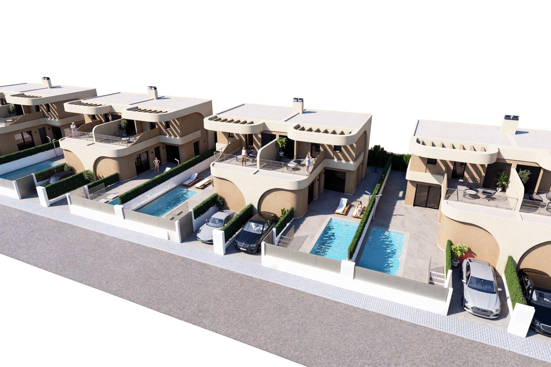 Modern semi detached villas in daya nueva with contemporary design and excellent connectivity