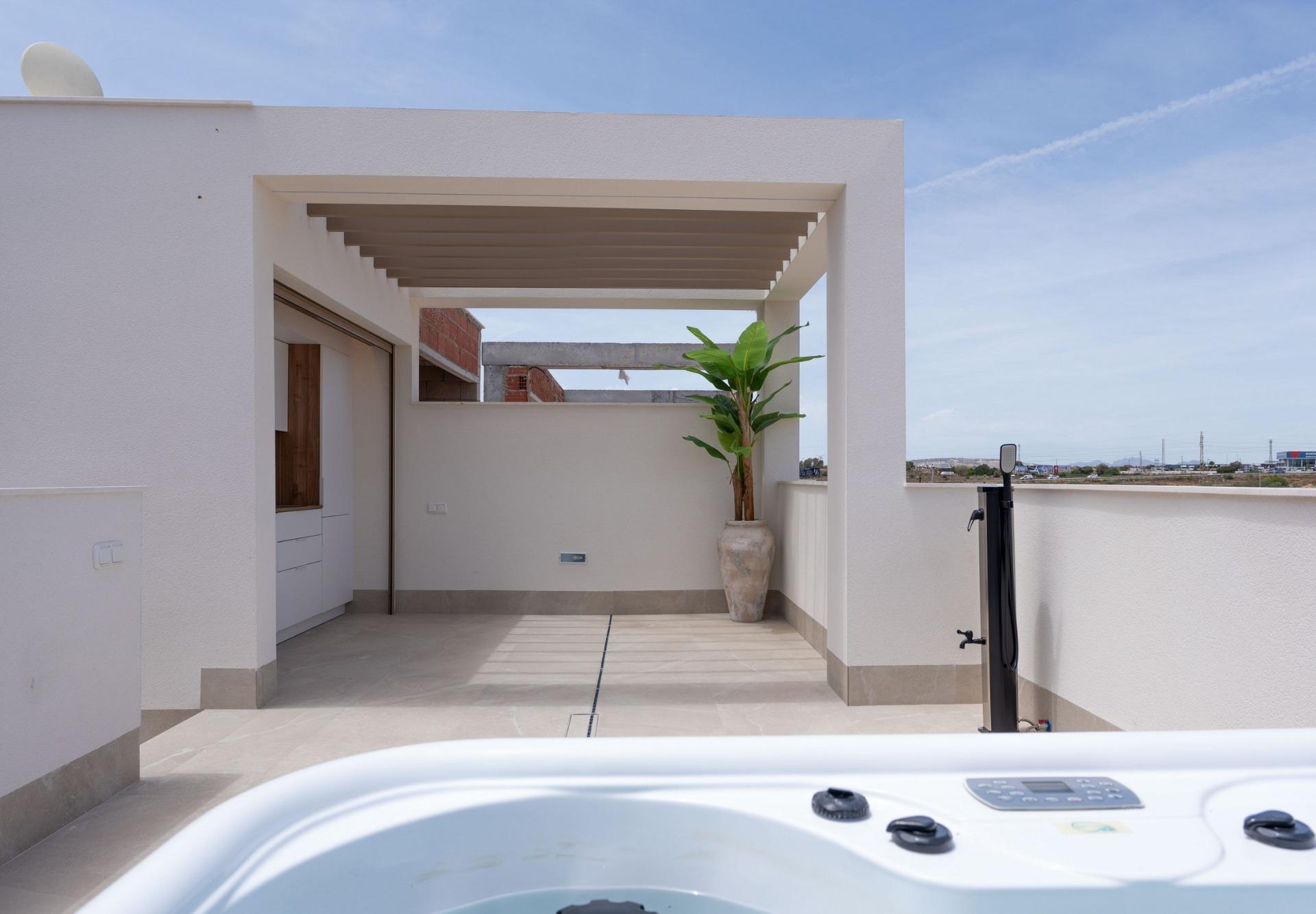 New build villas with private pool at serena golf-los alcazares