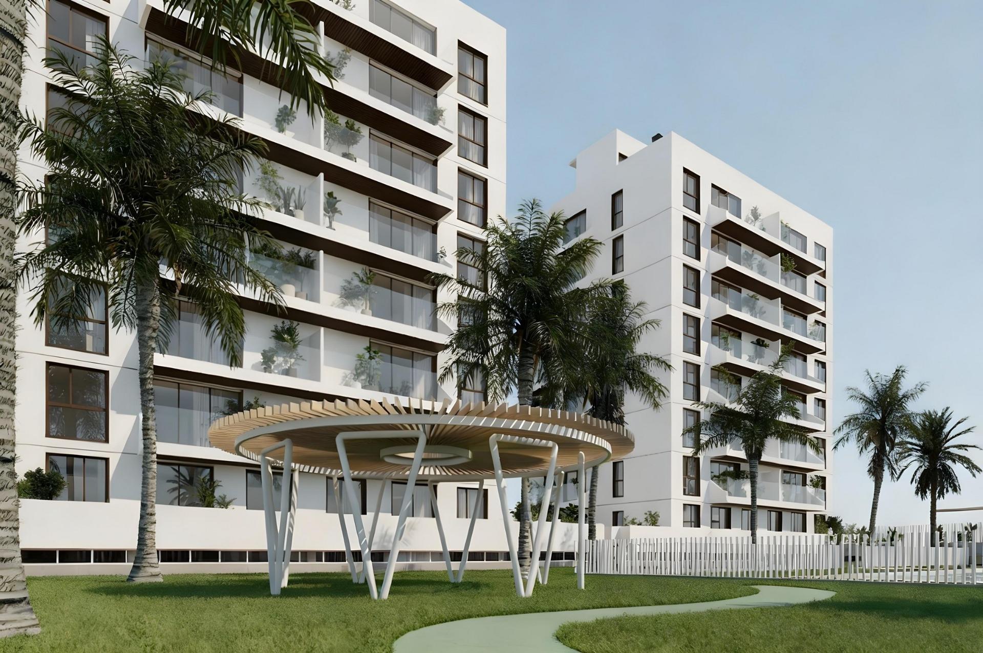 Modern new build apartments near the beach and marina in guardamar del segura