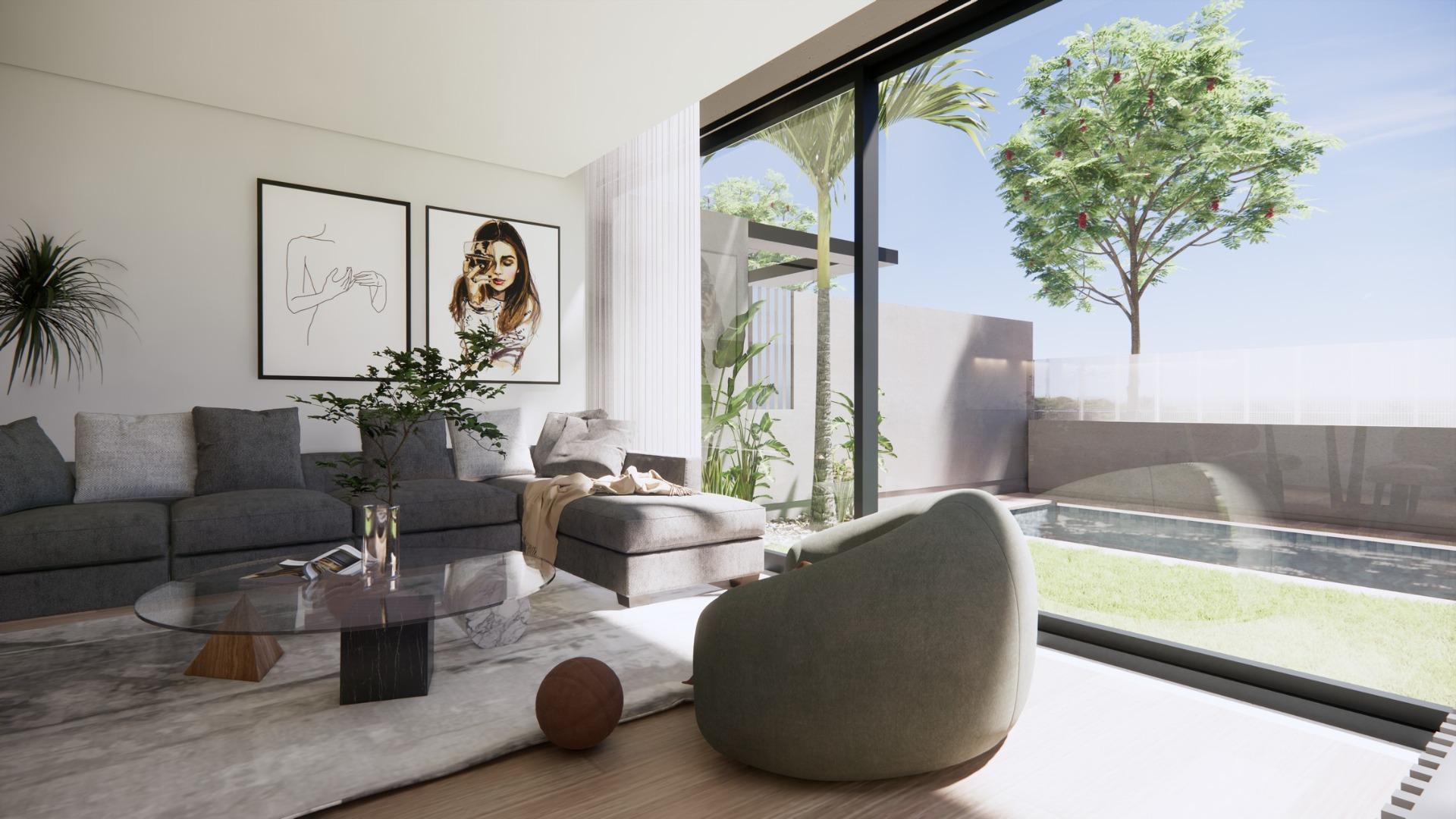 New build villas in private gated resort in province of murcia