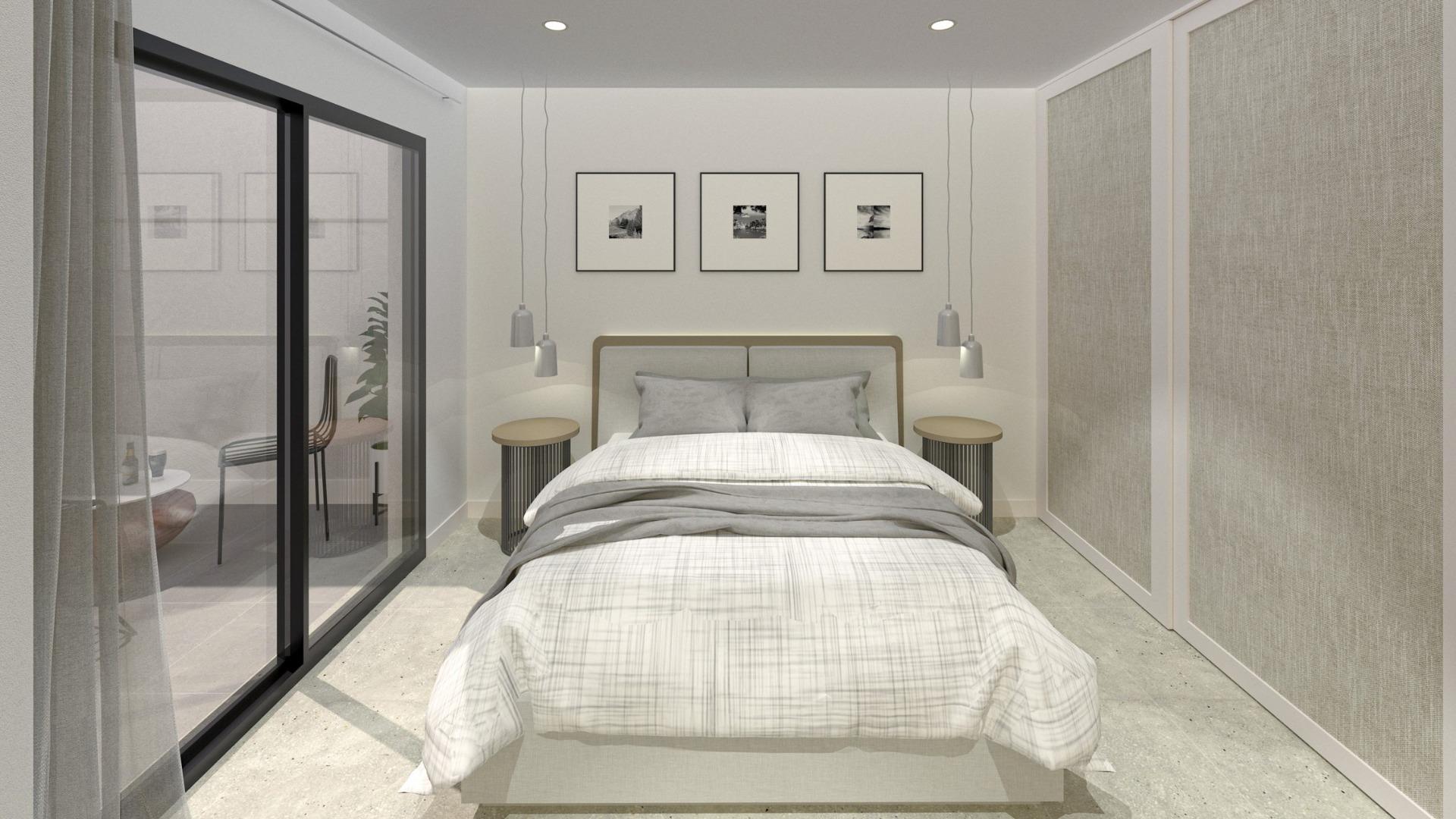 Modern new build bungalows for sale in san pedro del pinatar near the beach