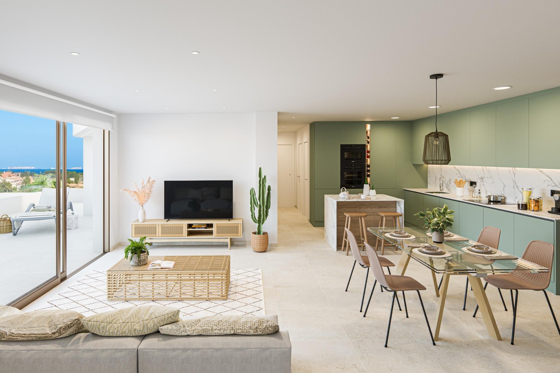New build residential complex in los alcazares