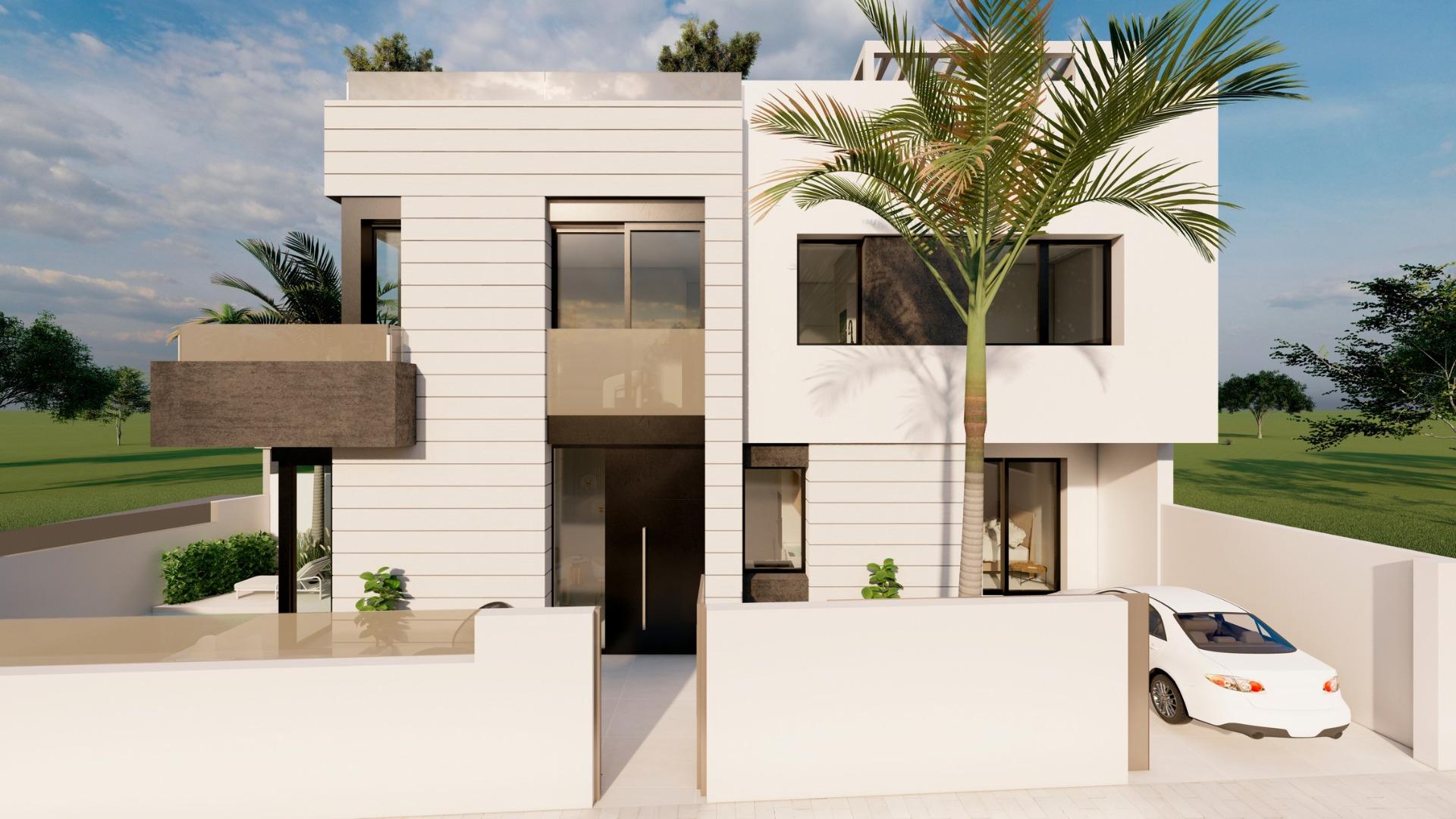 Exclusive new build bungalows with private pool in pilar de la horadada