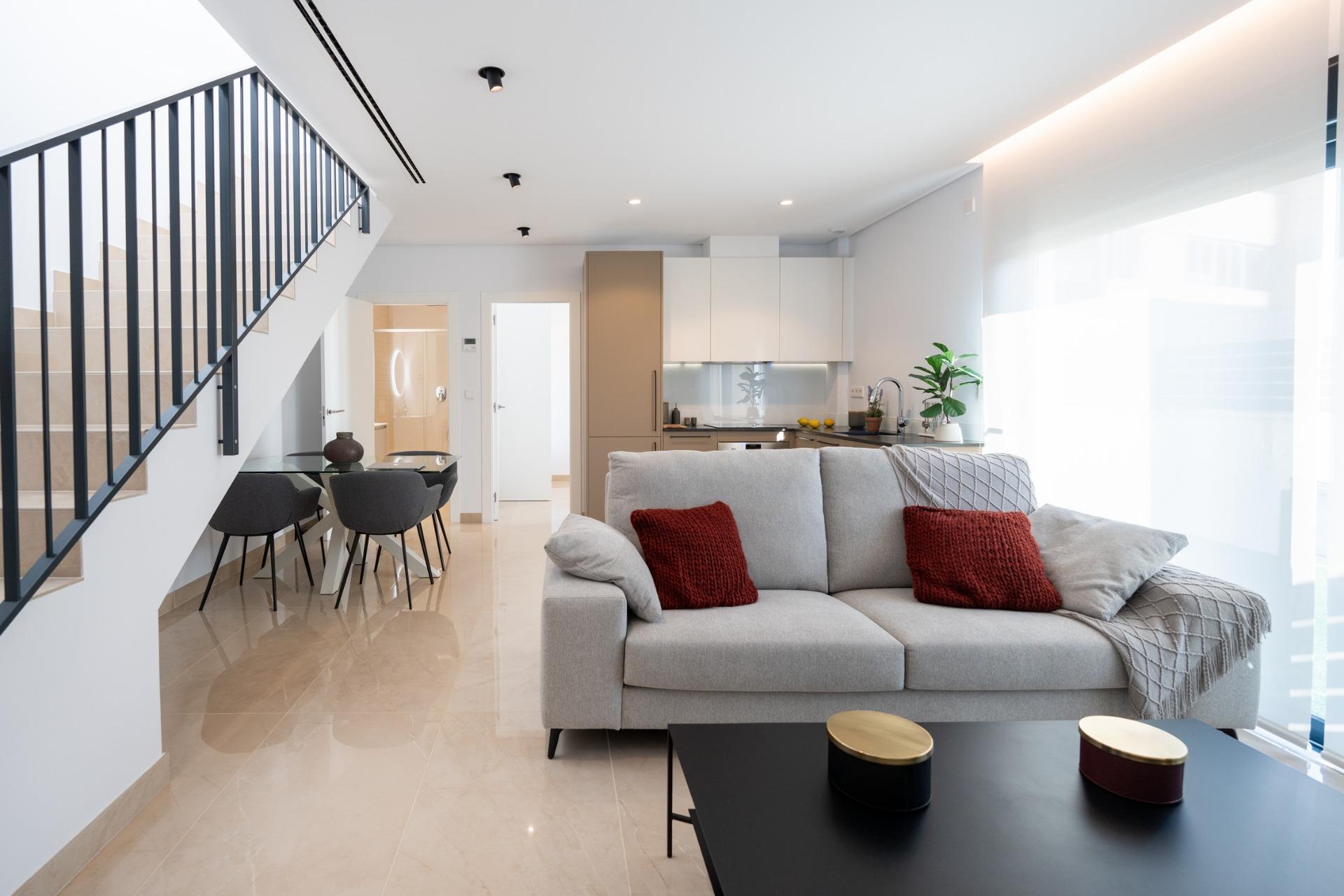 New build townhouses and quads in gran alacant near the beach