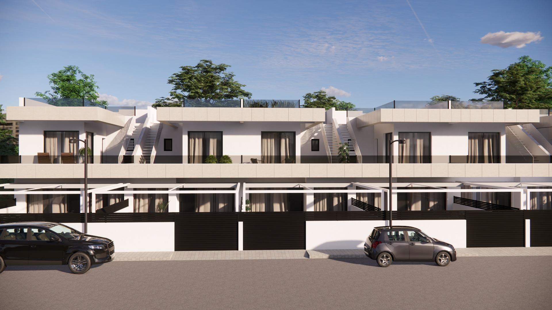 New build townhouses in rojales