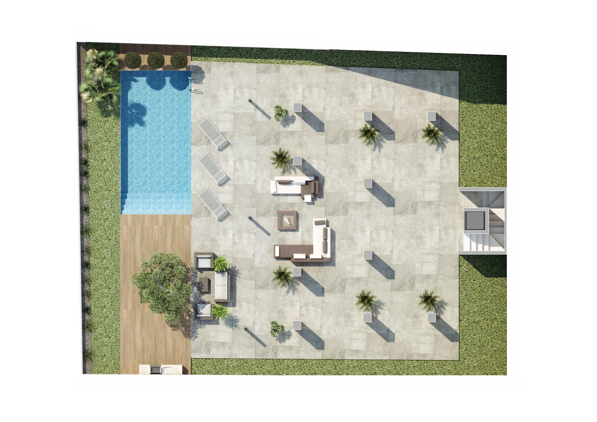 New build villas with golf views in ciudad quesada