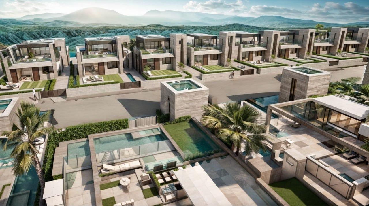 New build bungalows in fuente alamo, murcia