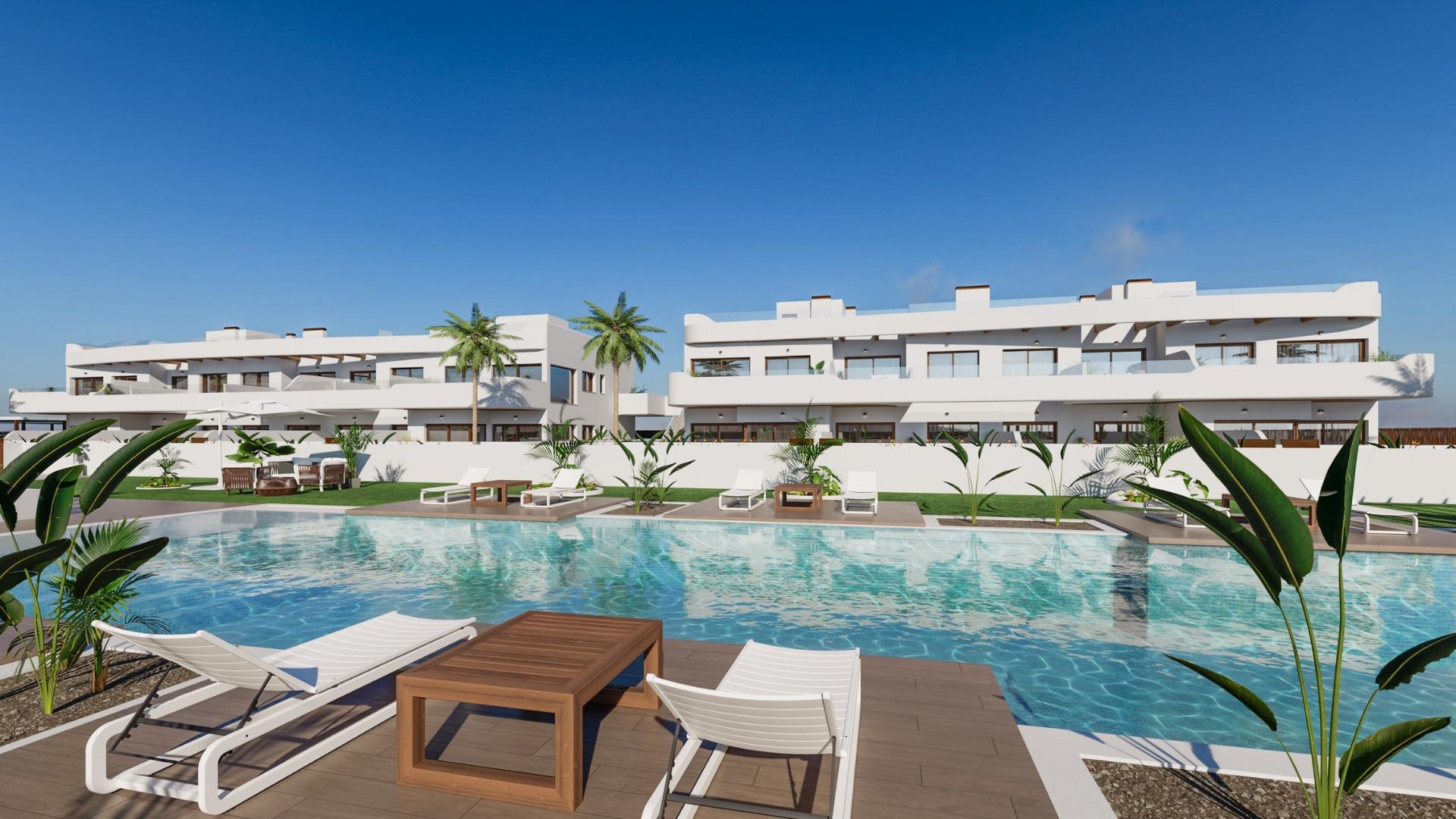 New build residential complex near serena golf and the mar menor in los alcazares