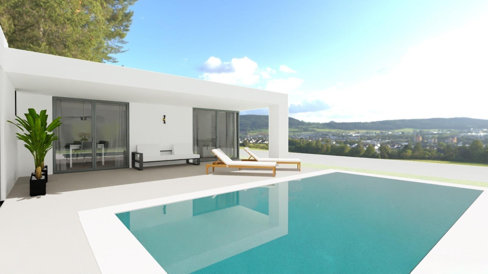 Newly built villas with private pool in monforte del cid