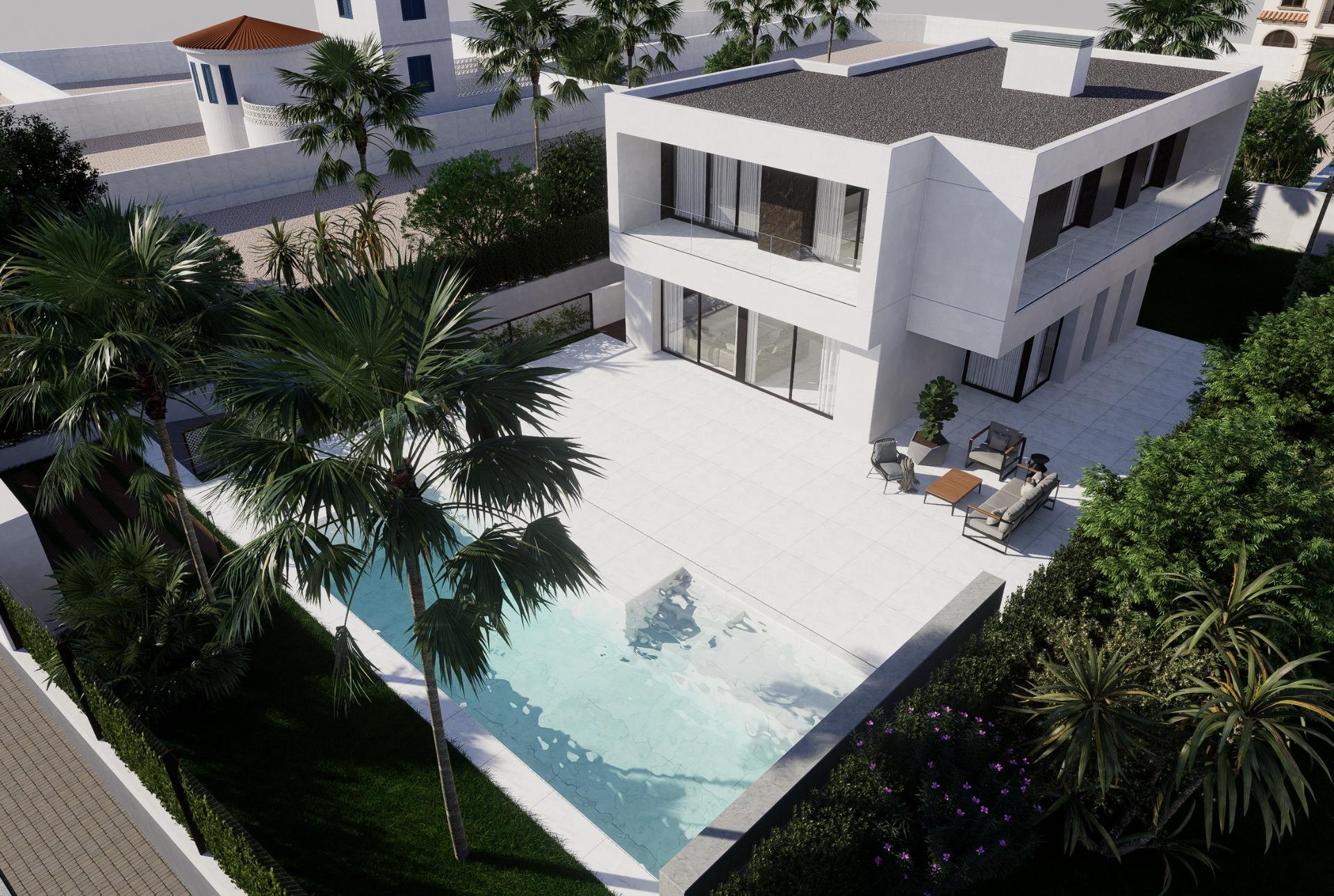Luxury new build villa for sale in la zenia, orihuela costa