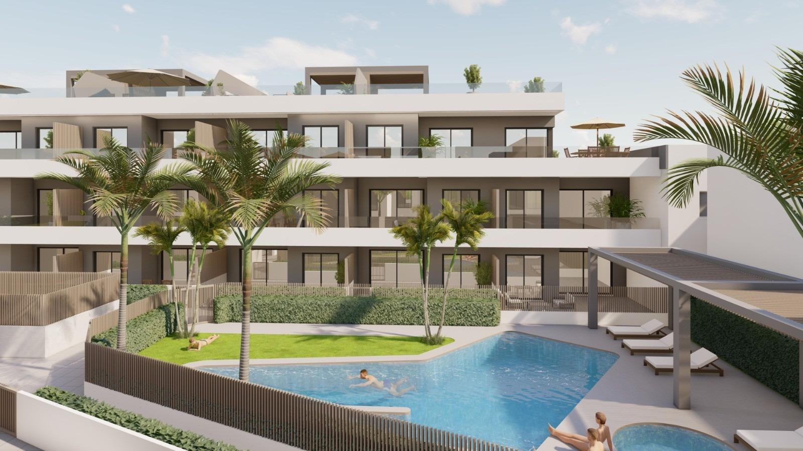 New build apartments and bungalows for sale in pilar de la horadada near the beach