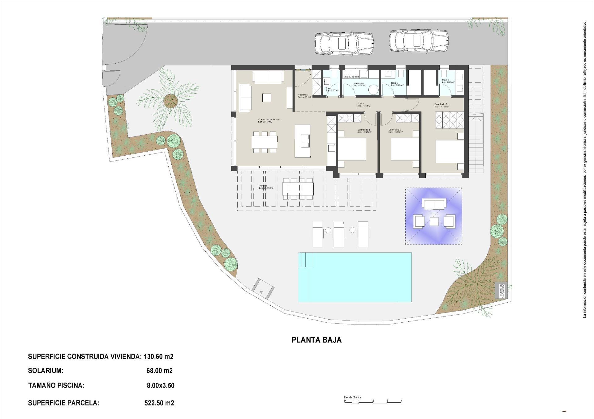 Modern villa just 150 meters from the beach in cabo de palos, costa cálida