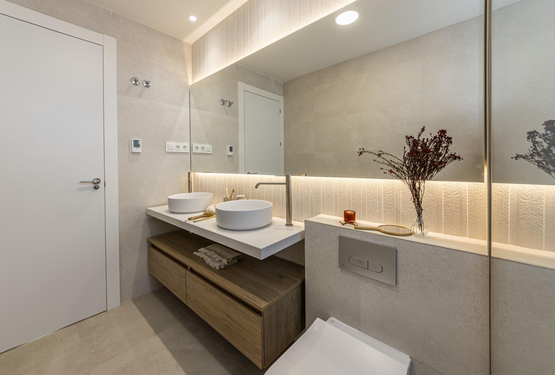 New build one level villas in altaona golf resort, murcia