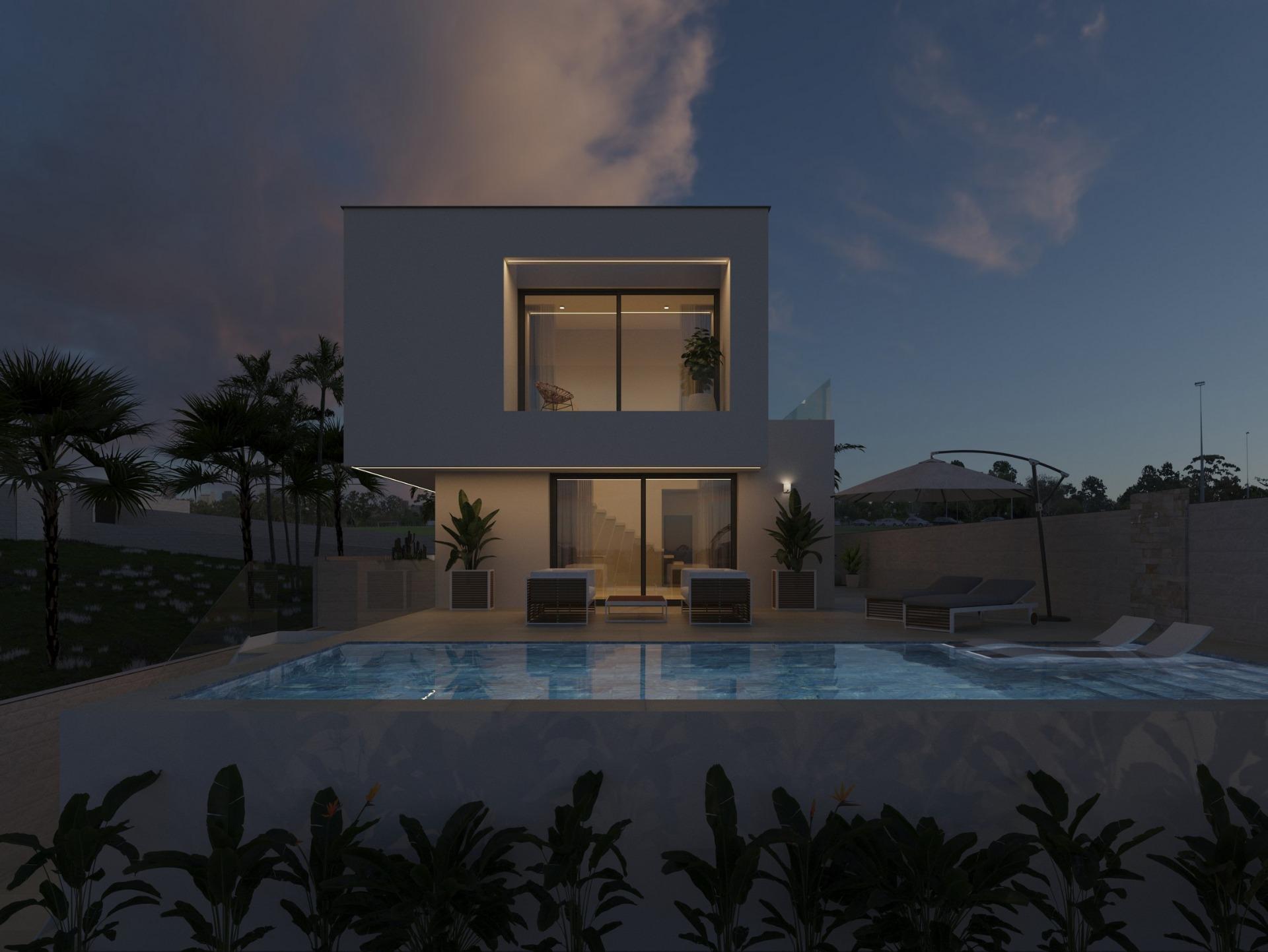 New build villa in rojales – modern design and prime location