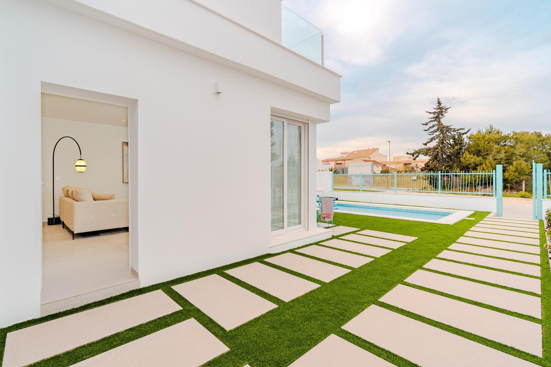 New build villas near la serena golf and the beach in los alcázares