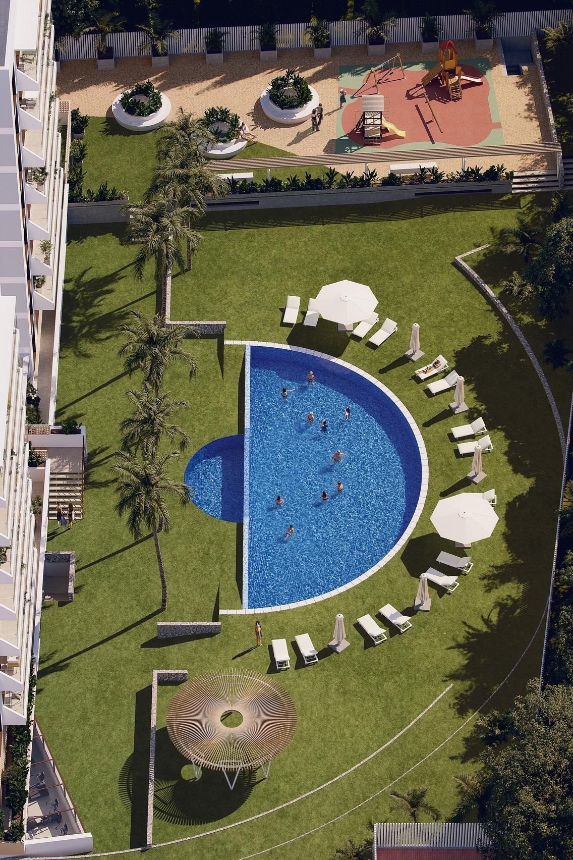 Modern new build apartments near the beach and marina in guardamar del segura