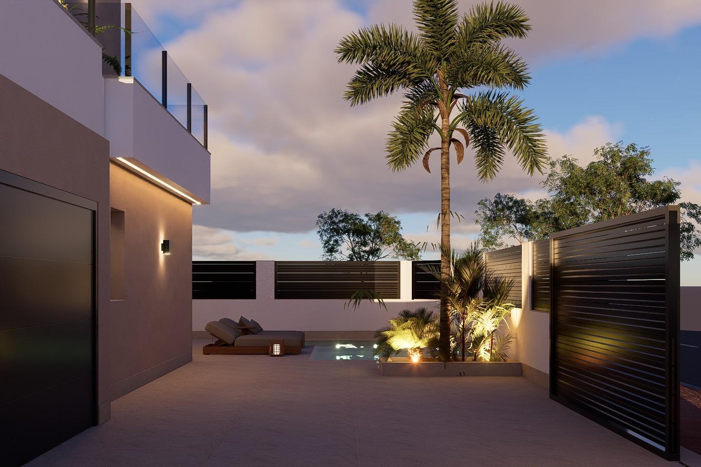 New build luxury villas for sale in san pedro del pinatar near the mar menor
