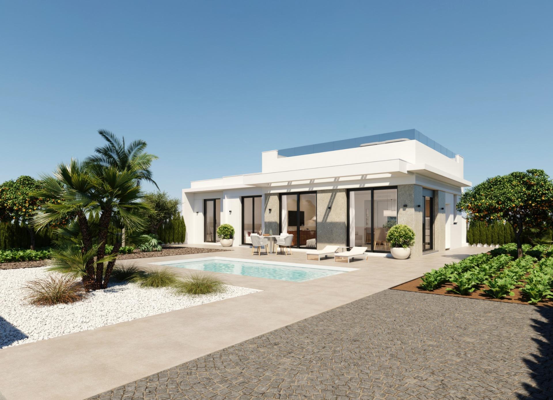 New build villas in hacienda del Álamo golf resort, murcia