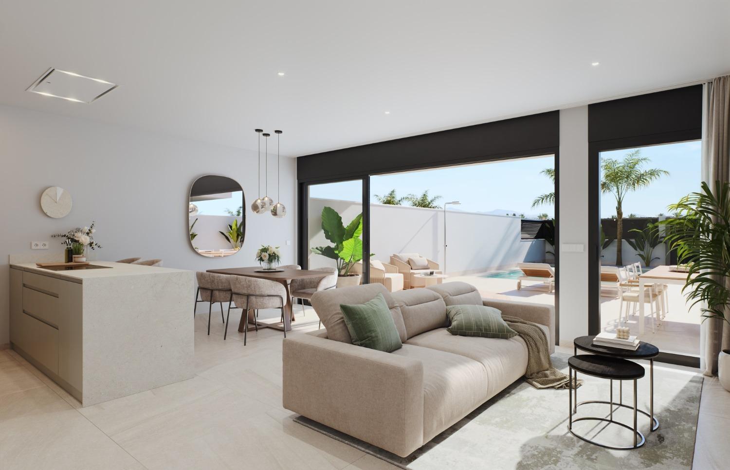Modern new build villas with private pool in san pedro del pinatar