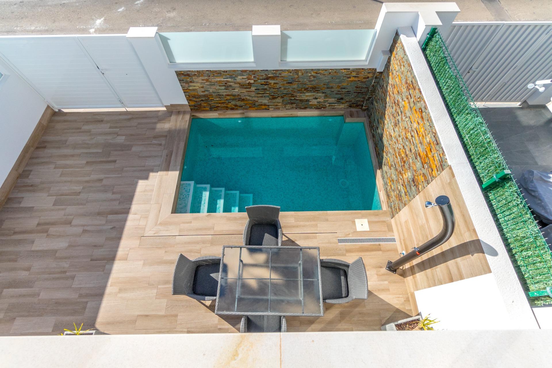 New build semi-detached villas with private pool in san pedro del pinatar