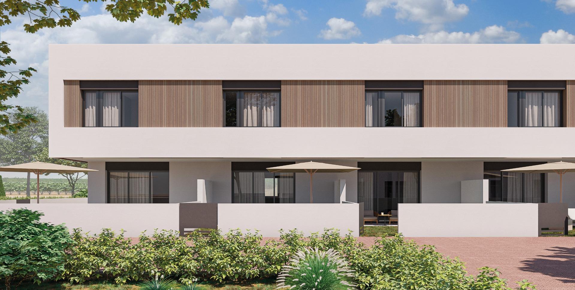 New build townhouses and corner townhouses in pilar de la horadada