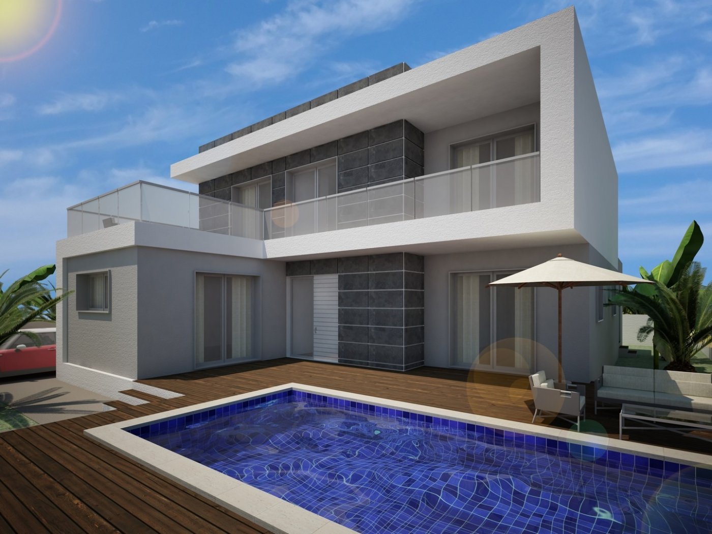 New build modern villas in benijofar