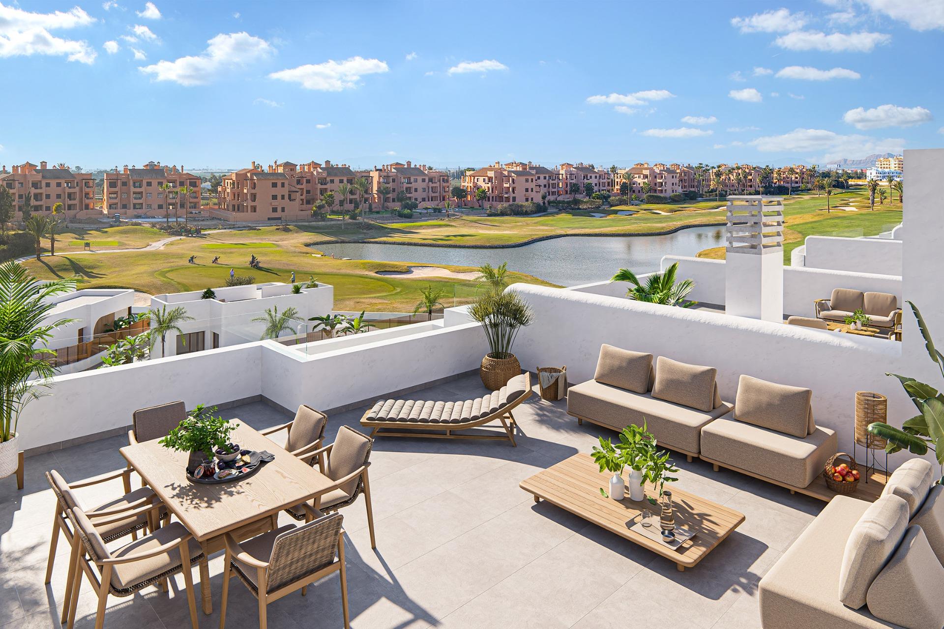 New build residential complex near serena golf and the mar menor in los alcazares