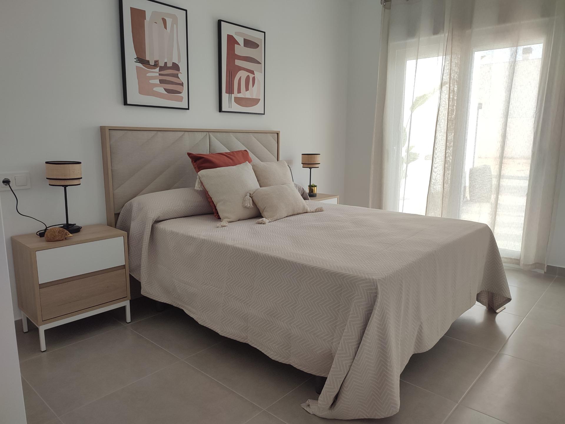 New build one level villas in balsicas, murcia