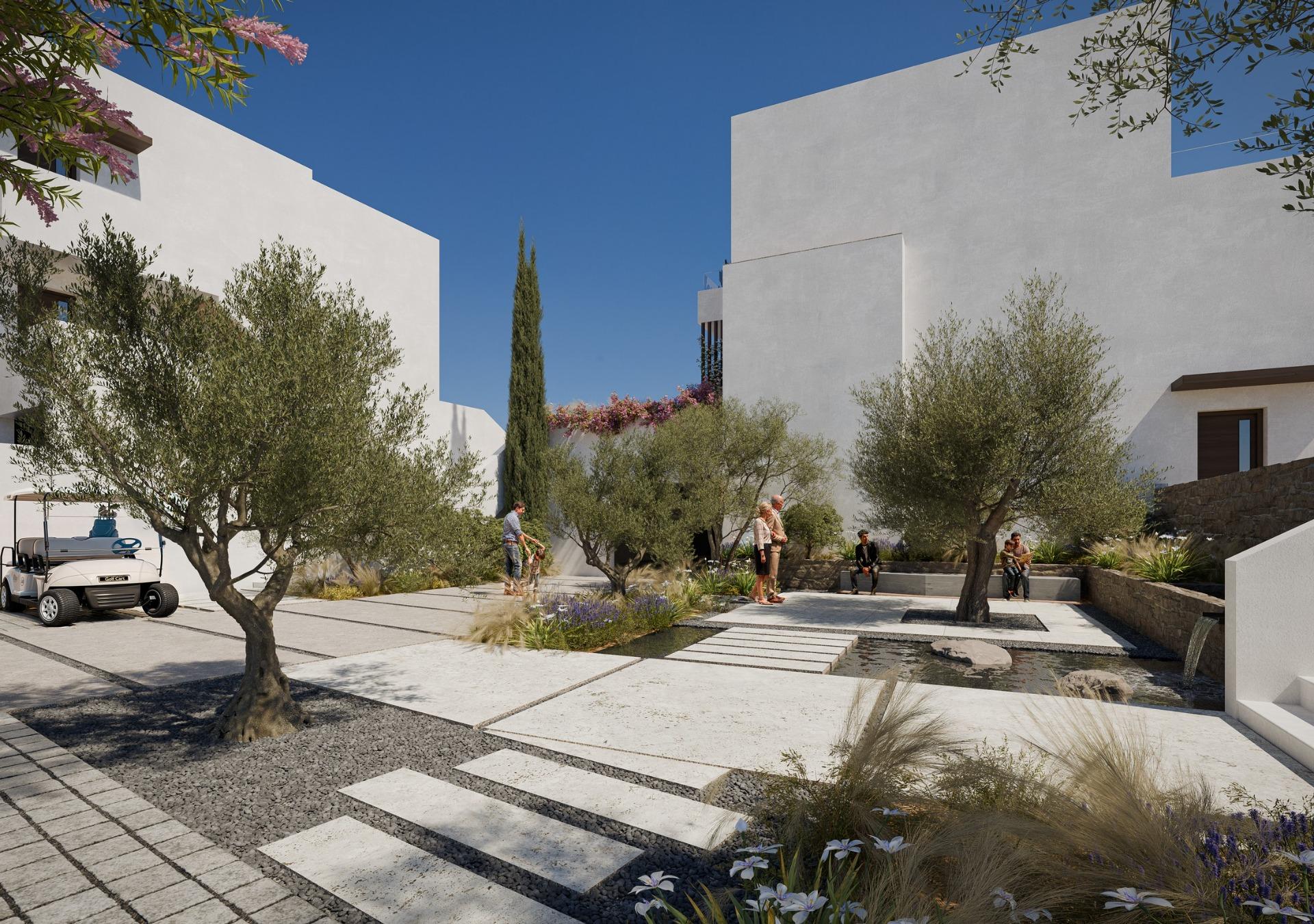 Panoramic views of the mediterranean sea in a beachfront resort