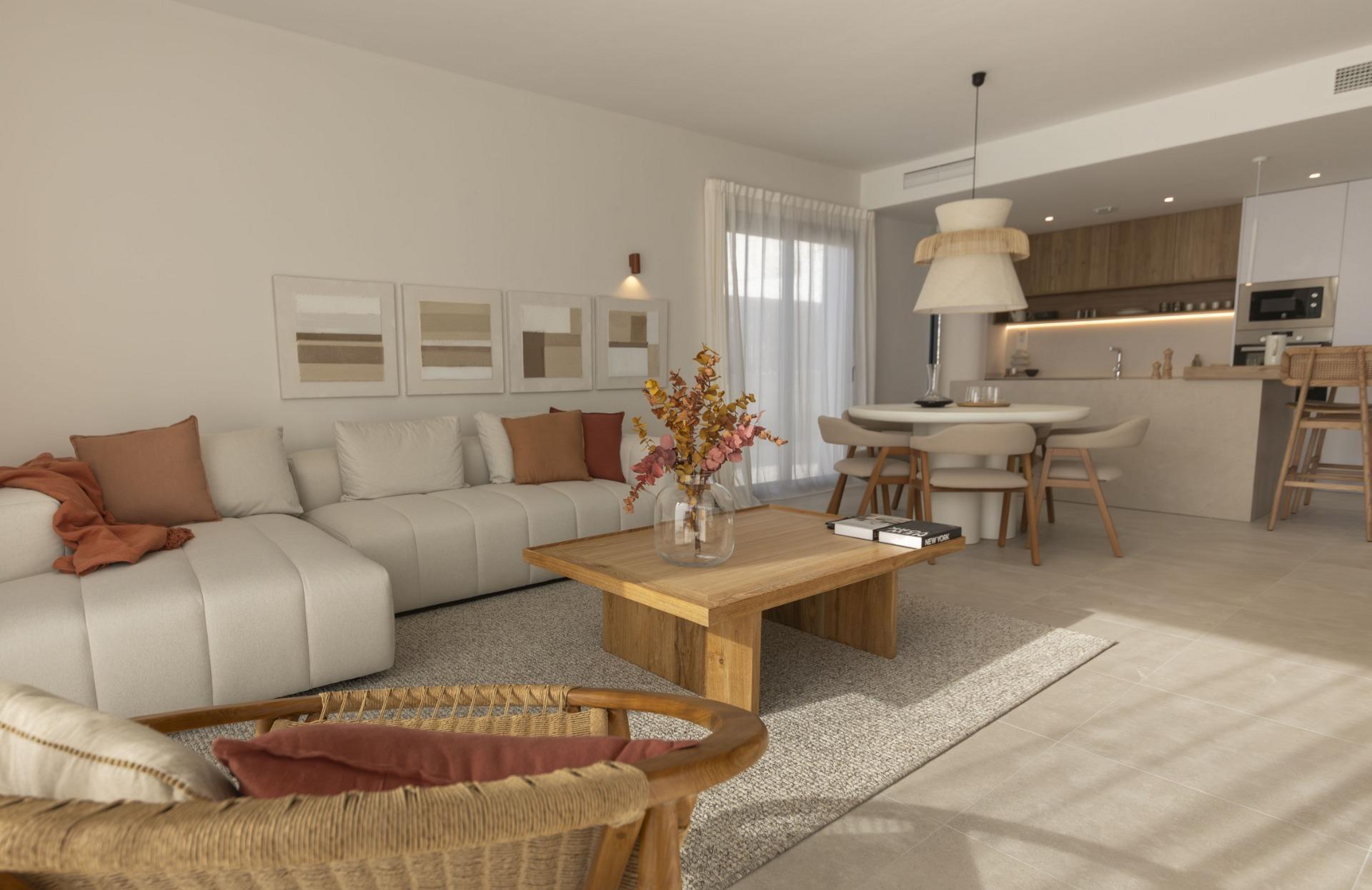 New build one level villas in altaona golf resort, murcia
