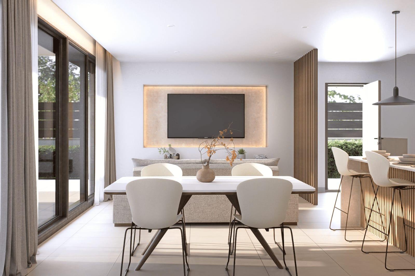 New build villas with private pool in pilar de la horadada near the beach