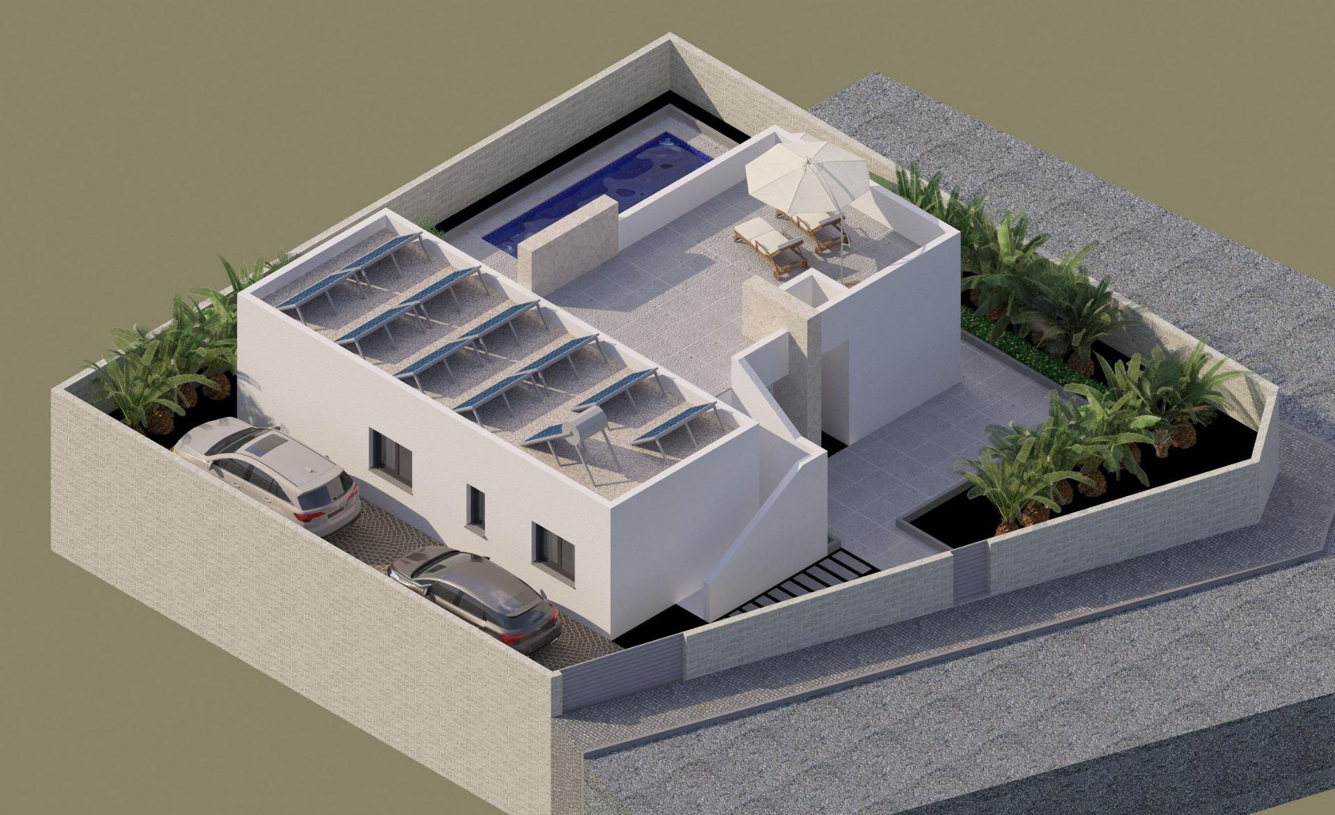 New build modern villa in benijofar
