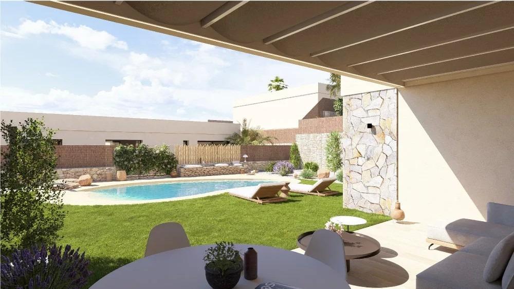 Contemporary one level villas in altaona golf resort murcia